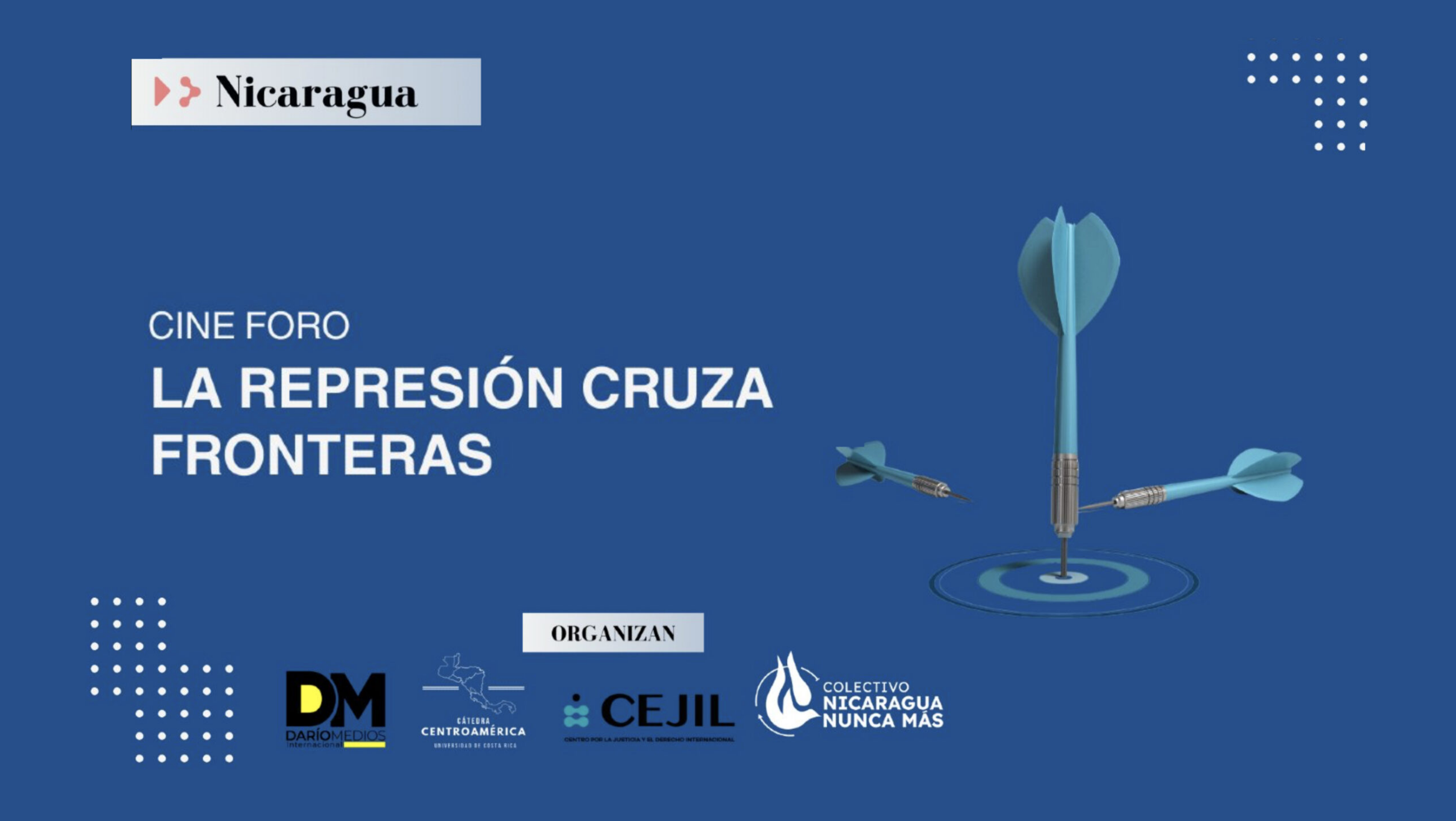 Cine-foro «Nicaragua: la represión cruza fronteras»